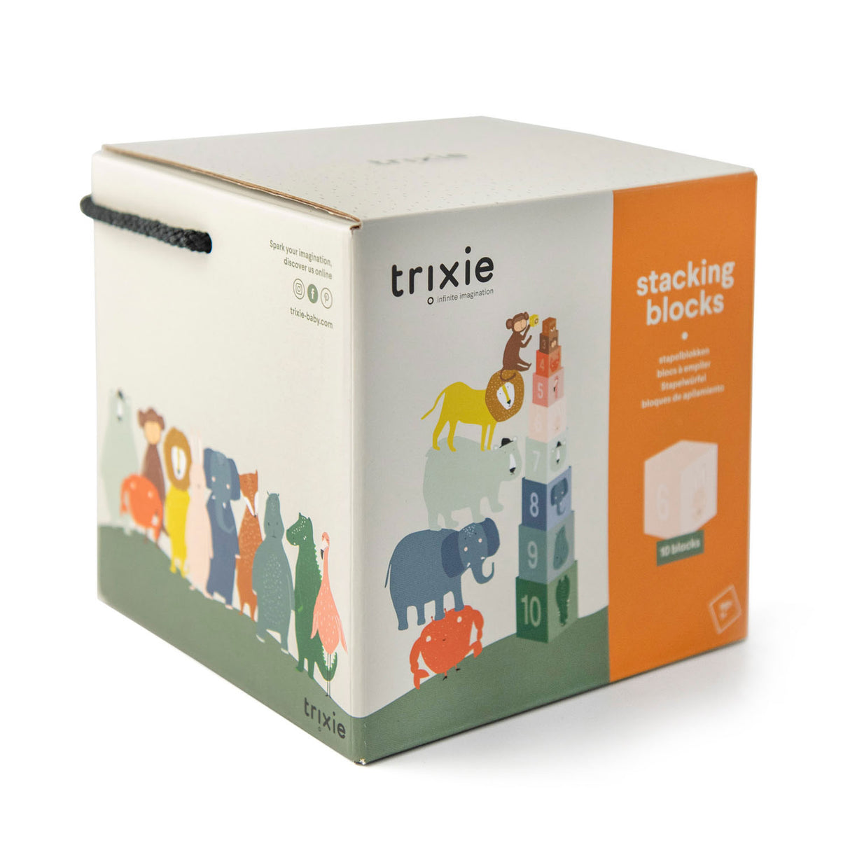 Trixie blocs à empiler animaux