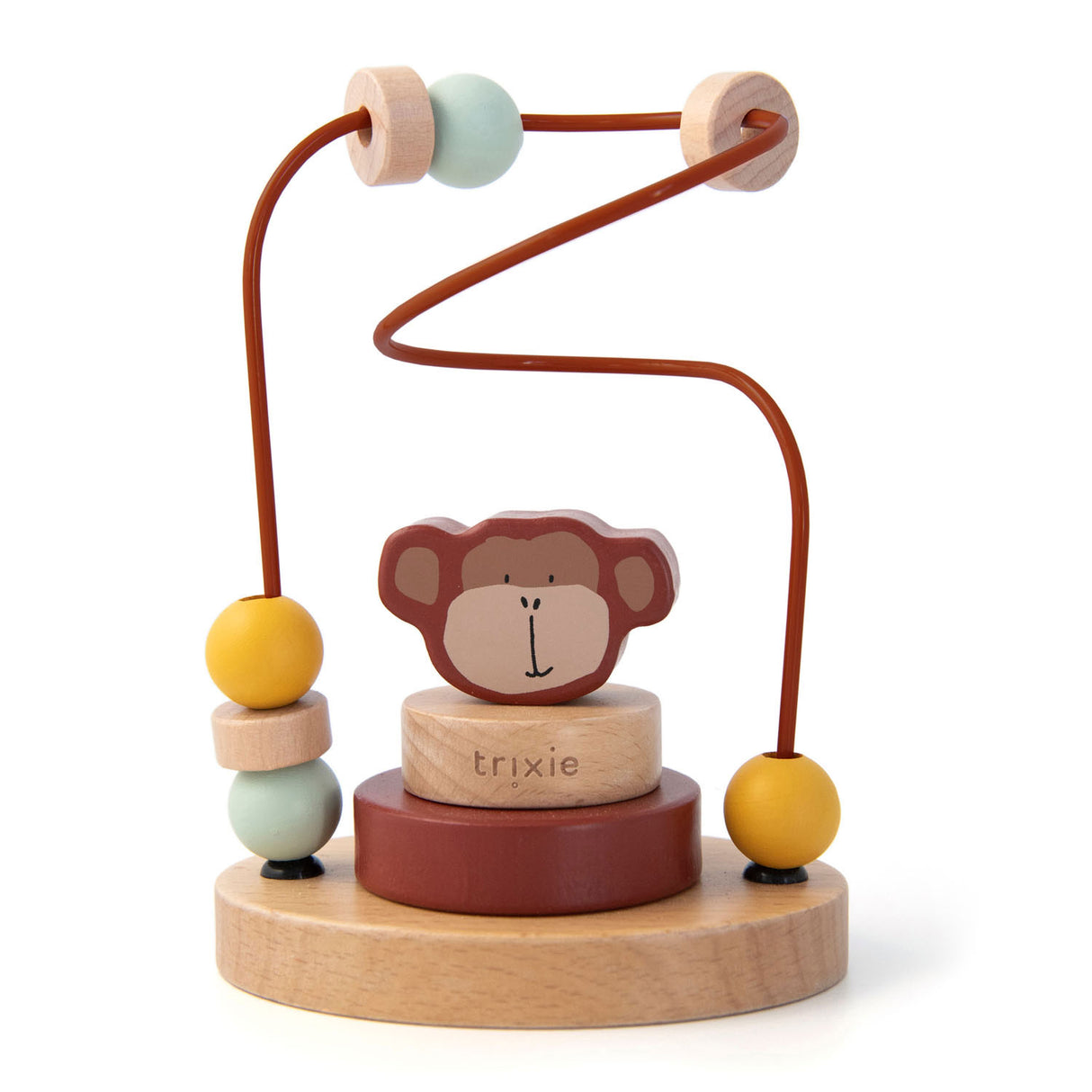 Spirale à moteur en bois Trixie - Mr. Monkey