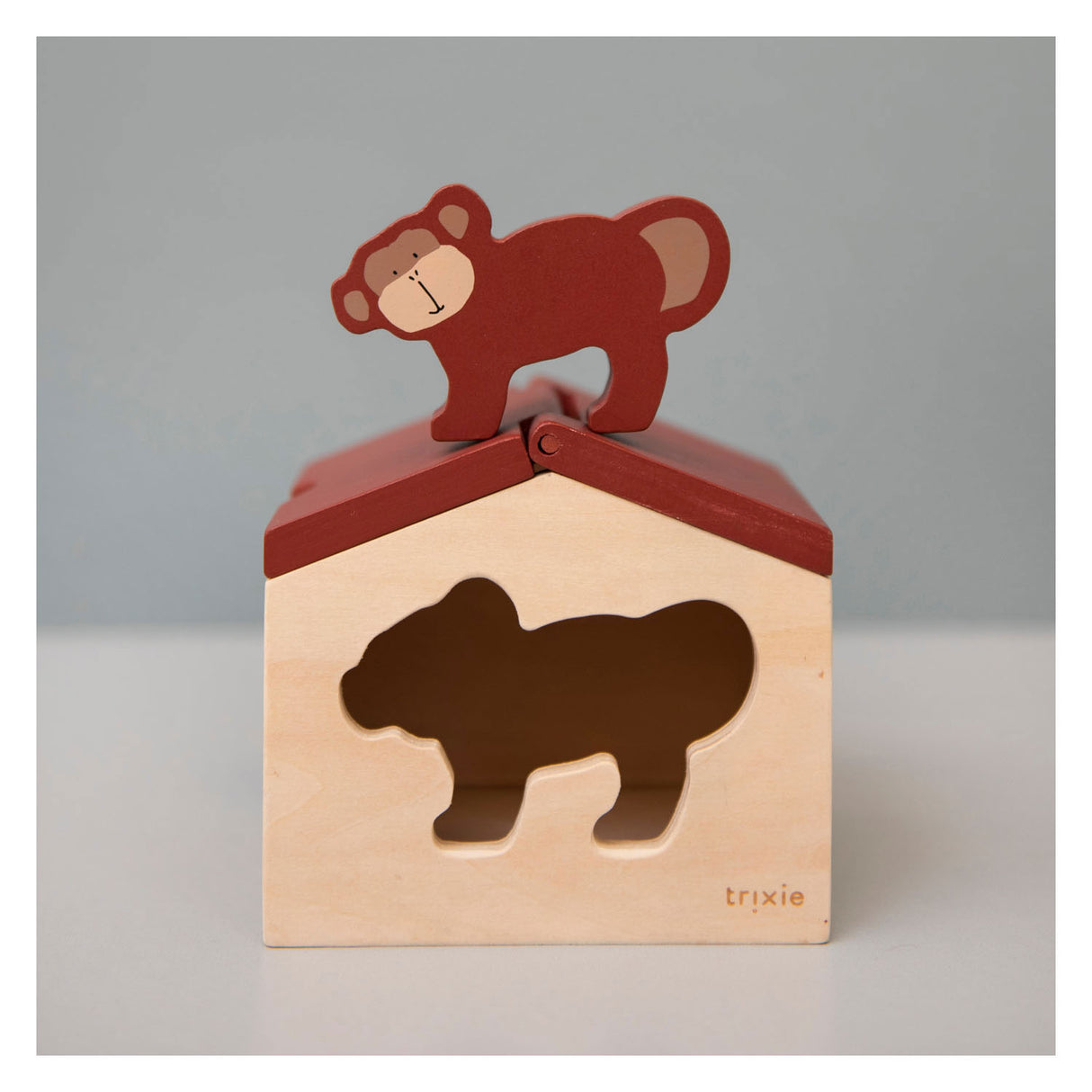 Trixie Wooden House avec des blocs M. Monkey