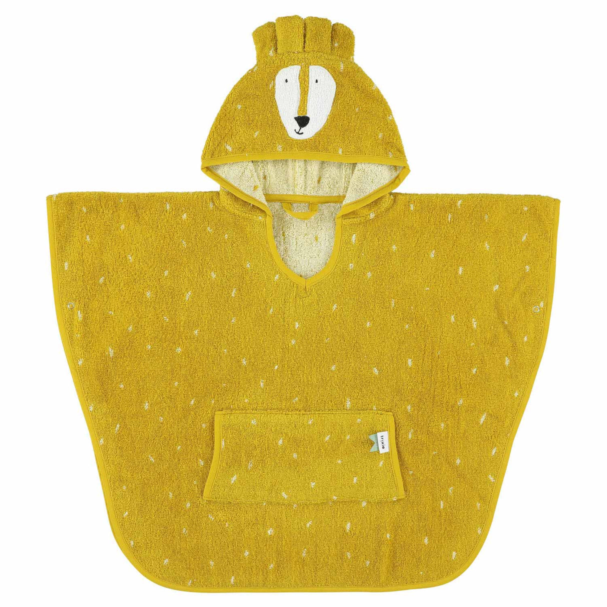 Poncho Trixie - m. lion - 100% coton biologique - cape de bain enfant avec capuche - avec de jolis détails