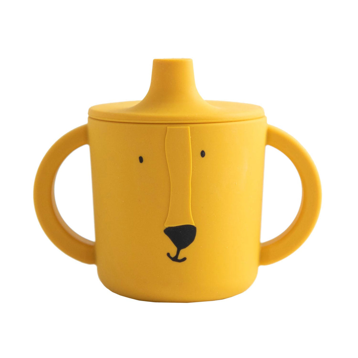 Gobelet Trixie - mr. lion - gobelet pour bébé - gobelet anti-déversement - pour bébés à partir de 4 mois - en silicone - passe au lave-vaisselle