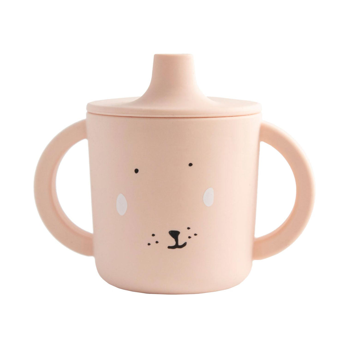 Gobelet Trixie - Mme. lapin - gobelet pour bébé - gobelet anti-déversement - pour bébé à partir de 4 mois - en silicone - passe au lave-vaisselle