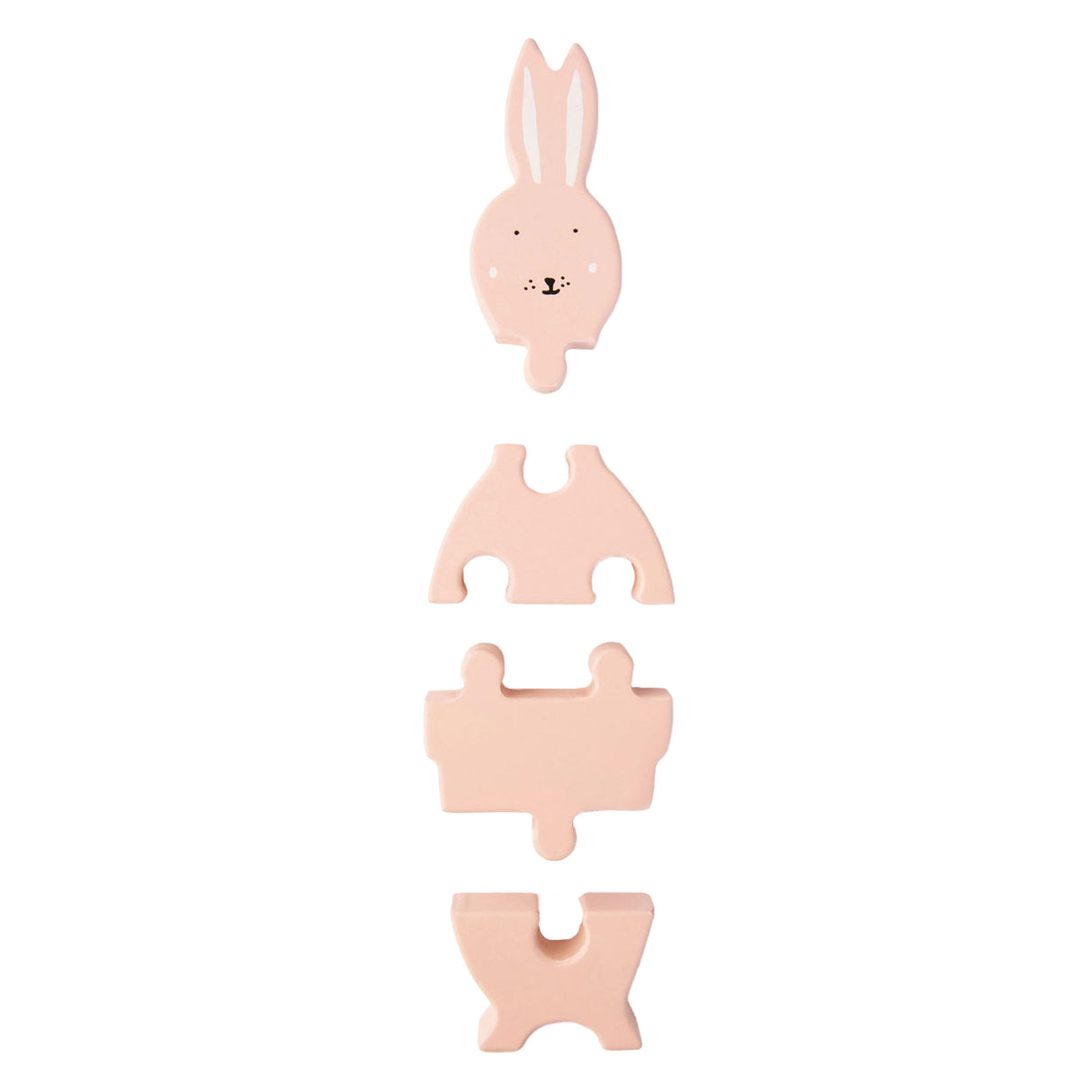 Trixie Wooden Animal Puzzle Mme Rabbit, 4e.