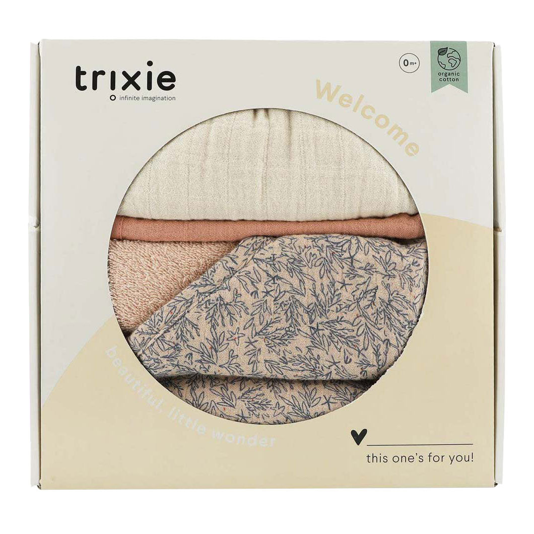 Coffret cadeau nouveau-né Trixie l - jolies feuilles
