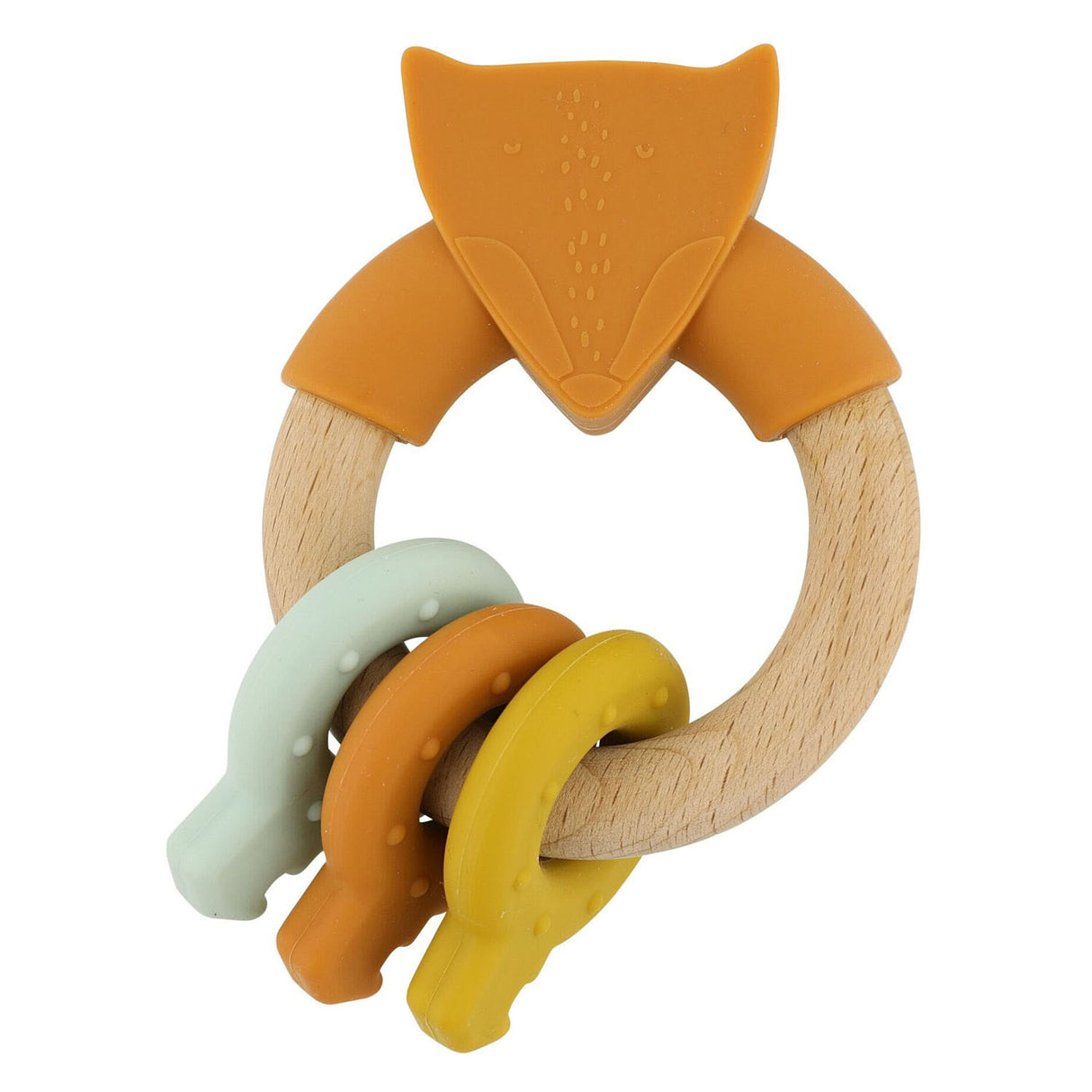 Bague d'activité en bois et silicone Trixie - mr. renard