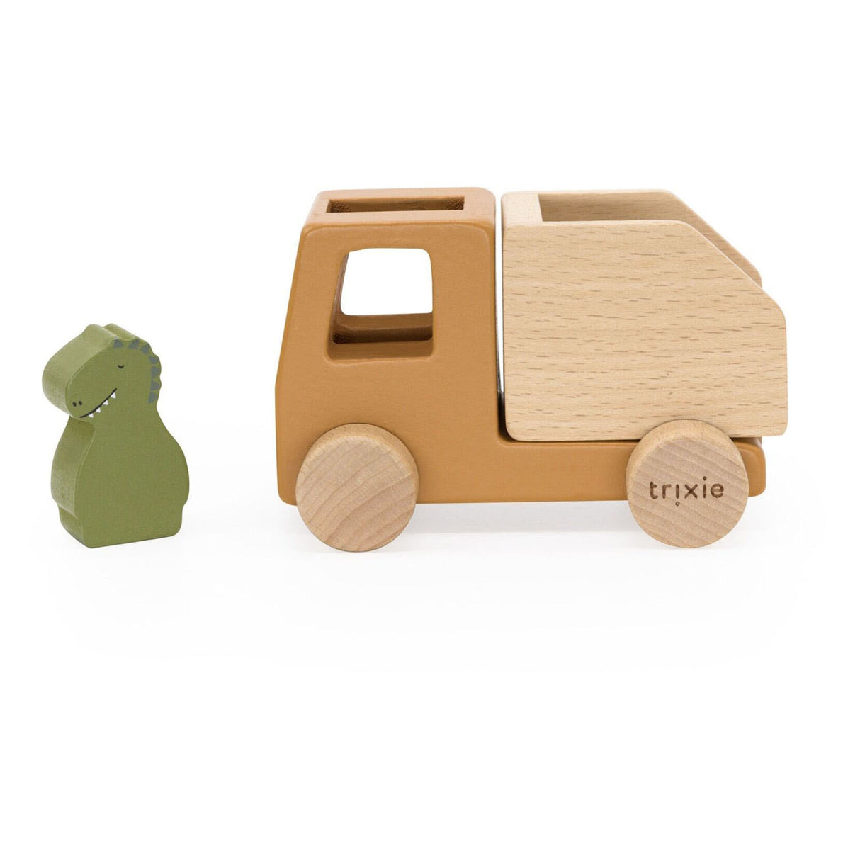 Camions animaux en bois Trixie, 4 pièces.