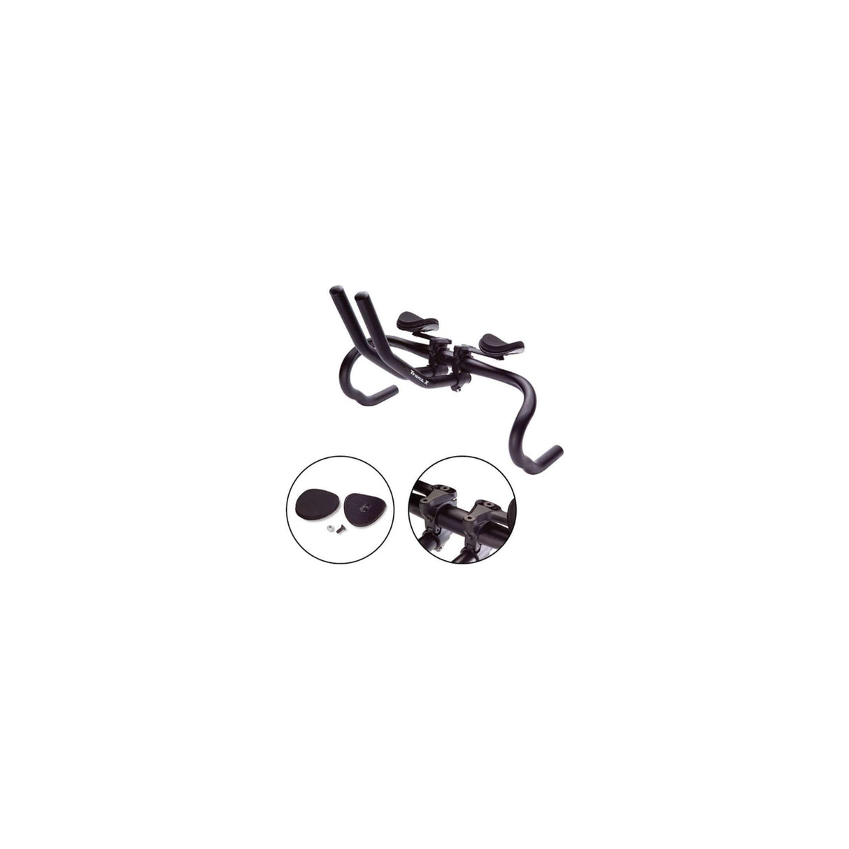 Tranzx Triathlon Direering Direering JD-808 Black Adjustable Race