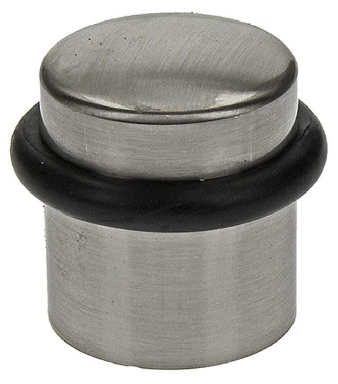 Mack 1047636 - deurstop cilindermodel inox look ø 30h35 mm 1 st pc | 6 stuks
