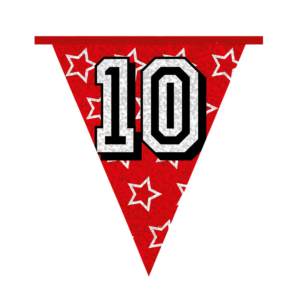 Ligne de drapeau holographique Boland 10 ans 8 mètres