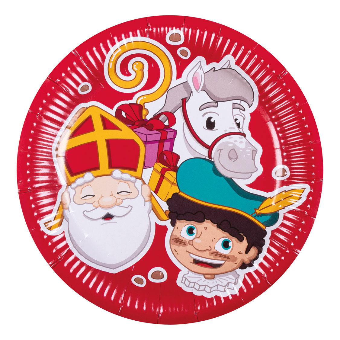 Assiettes Sinterklaas, 10 pcs.