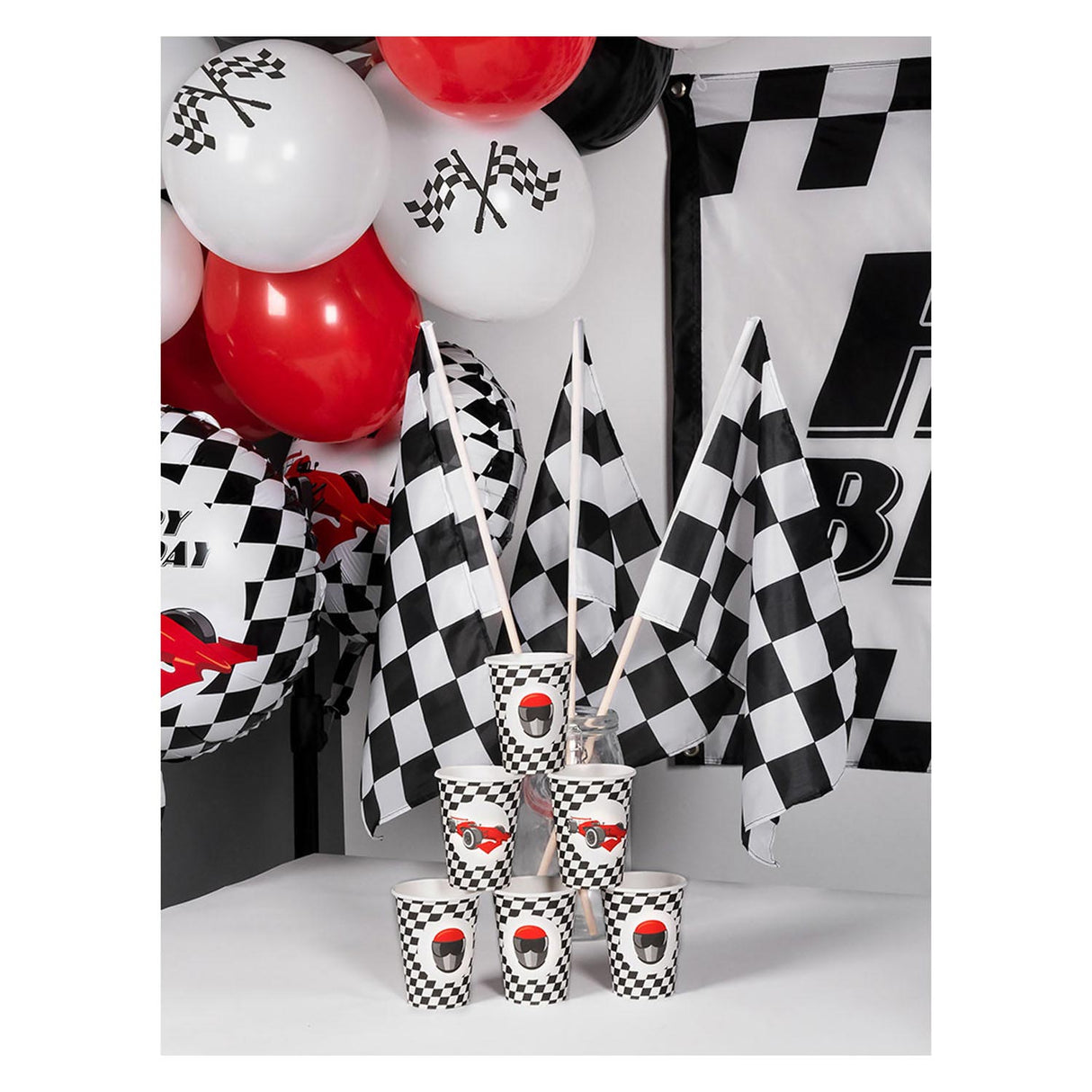 Gobelets en papier Boland Racing, 8 pièces.
