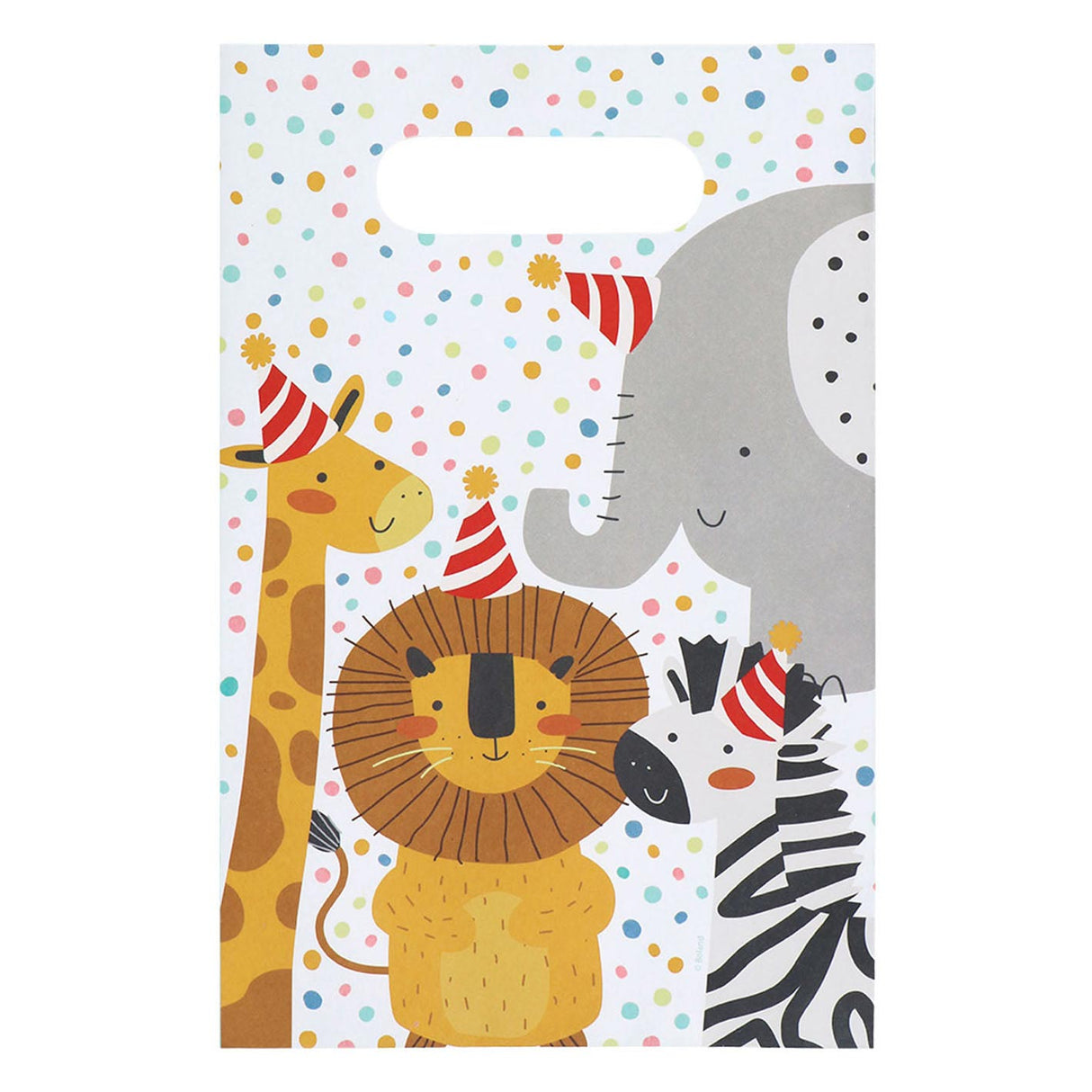 Boland sacs de fête en papier safari, 10 pcs.
