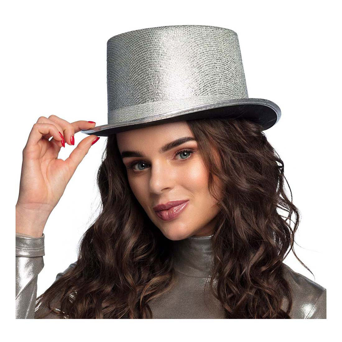 Boland chapeau paillettes argent