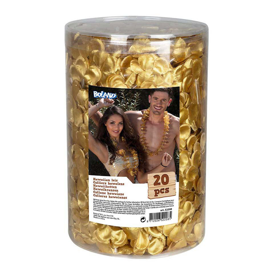 Boland Couronnes hawaïennes dorées, 20 pcs.