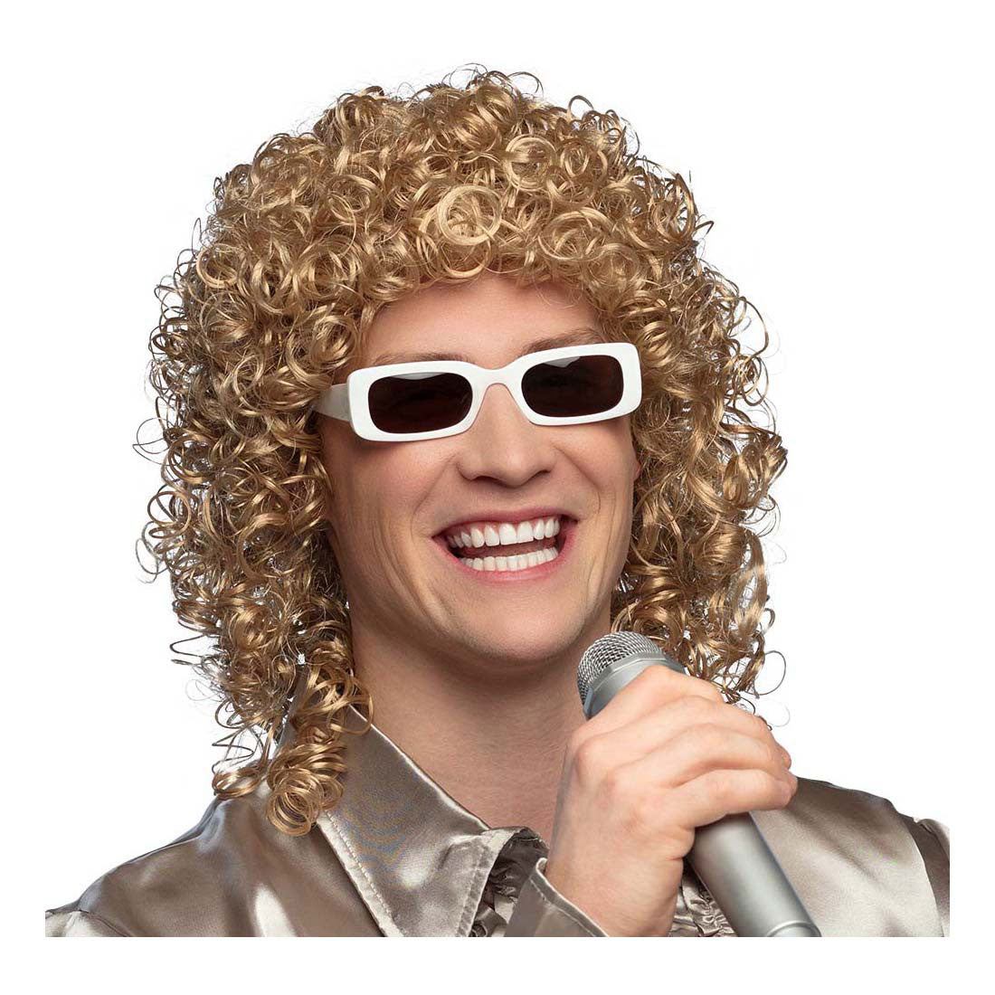 Perruque Boland avec lunettes