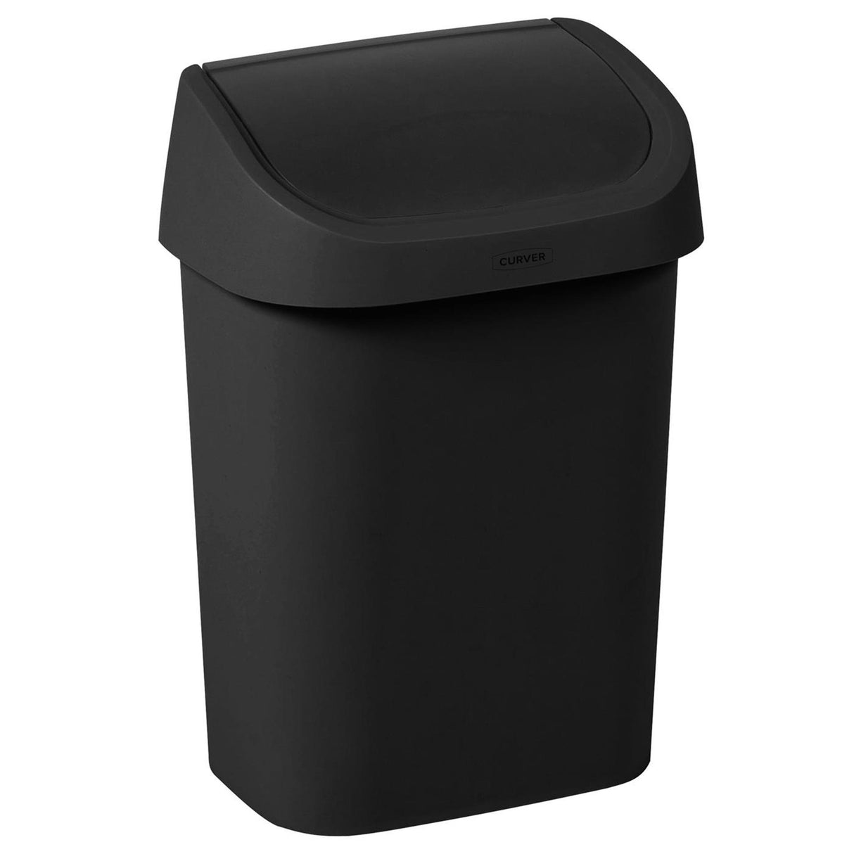 Curver mistral poubelle pivotante 9l noir 25x17,9x35,7cm