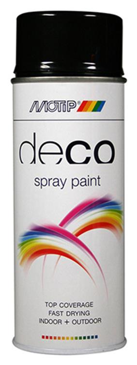 Bombe aérosol Motip 400ml - noir