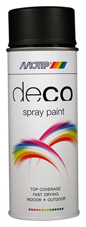 Motip 1051831-sp. aérosol dit noir profond ral 9005 400 ml | 1 pièce