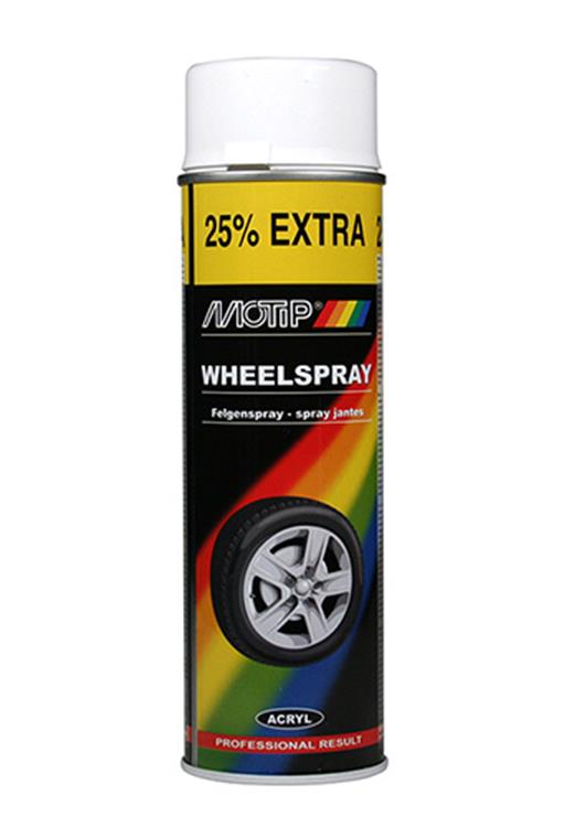 Motip blanc (roue), bidon 500 ml.