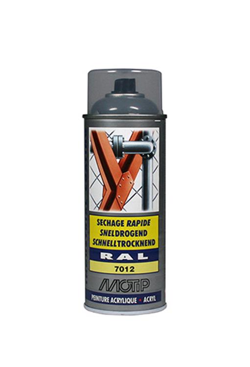 Motip industriel ral7012 400 ml.