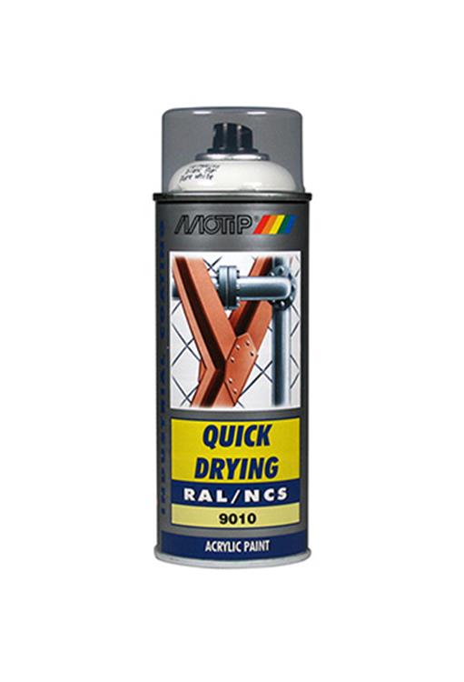 Motip industriel ral9010 400 ml.