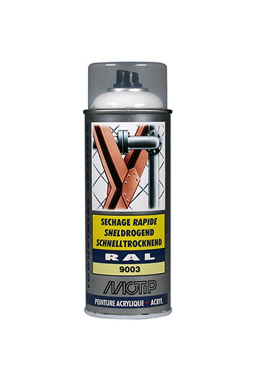 Motip industriel ral9003 400ml.