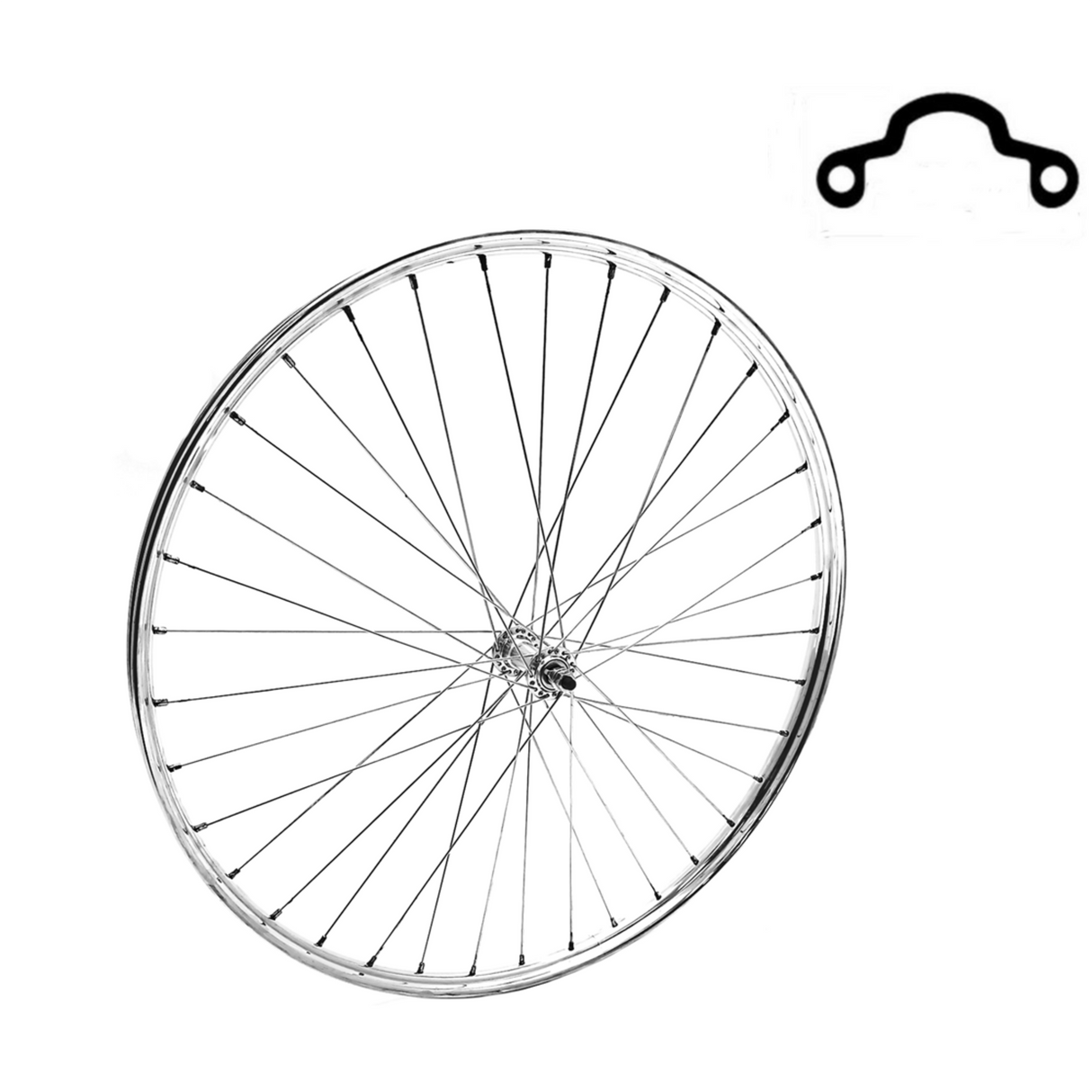 Roue avant 28x1 1 2