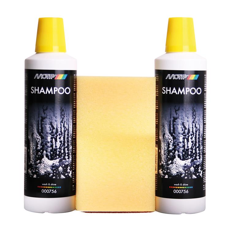 Motip 1051510 - shampooing nettoyant et brillant flacon 2x 500ml | 1 pièce