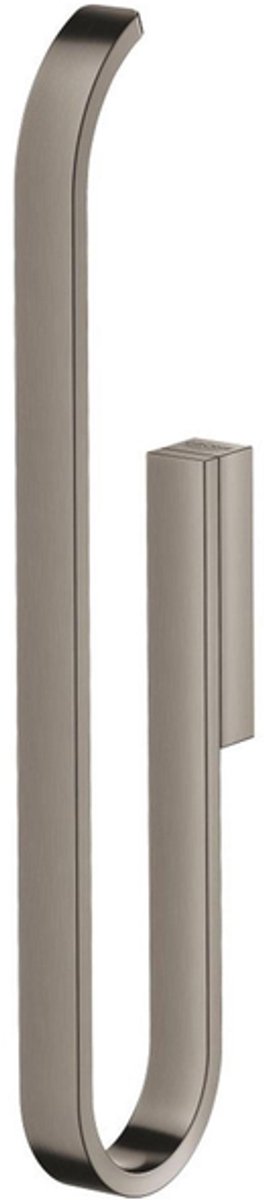 Porte-rouleau de papier toilette de rechange Grohe Selection - pour 2 rouleaux de papier toilette - graphite dur brossé (anthracite mat)