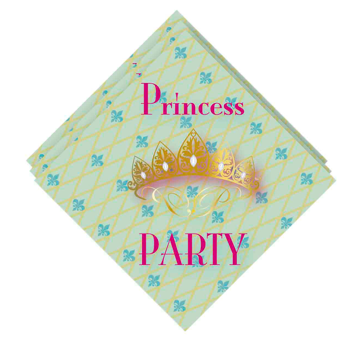 HAZA WITBAARD NAPKINS PRINCESS PARTY, 20e.