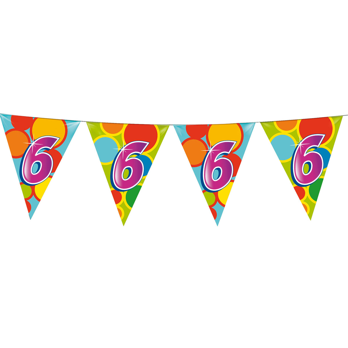 Ligne de drapeau Haza Witbaard 6 ans, 10mtr.