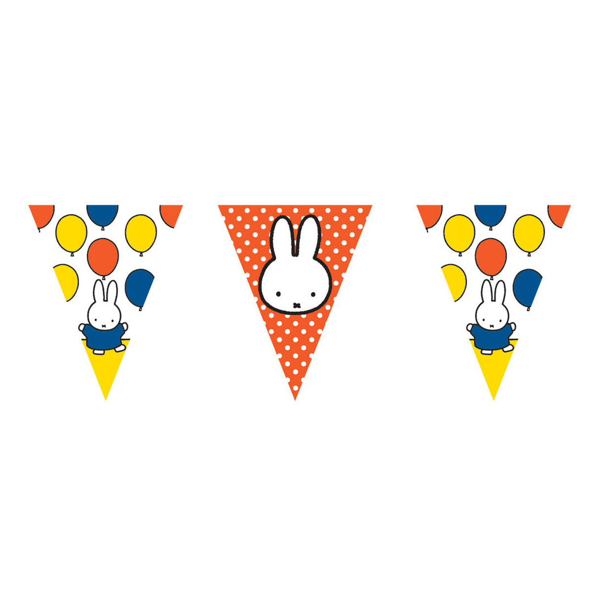 Ligne de drapeau Miffy à barbe blanche Haza, 10 m.