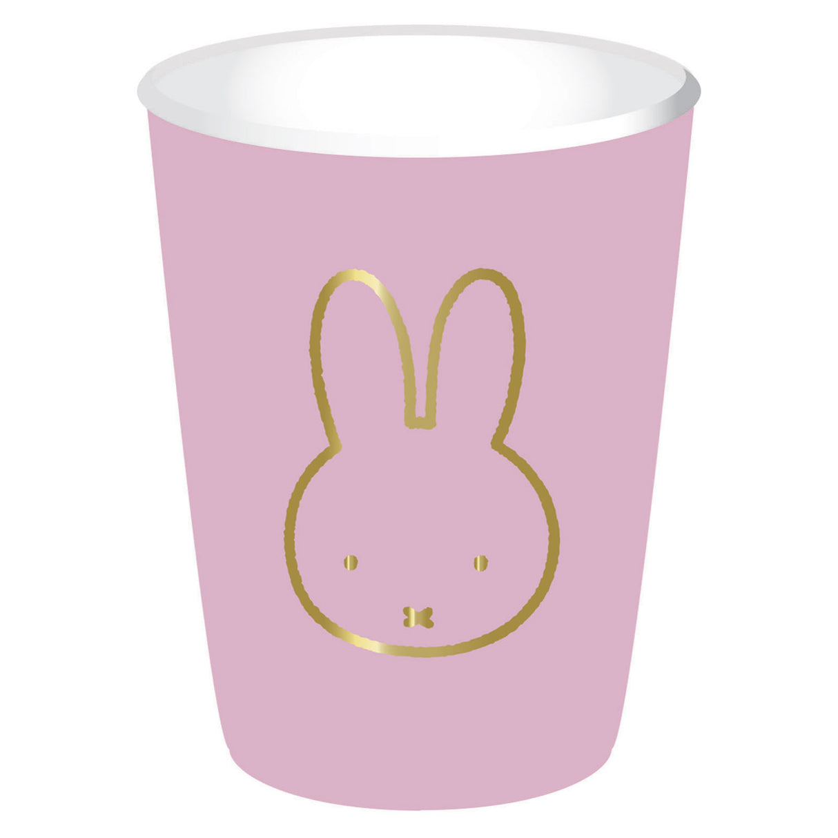 Haza tasses à barbe blanche Miffy rose, 8 pcs.