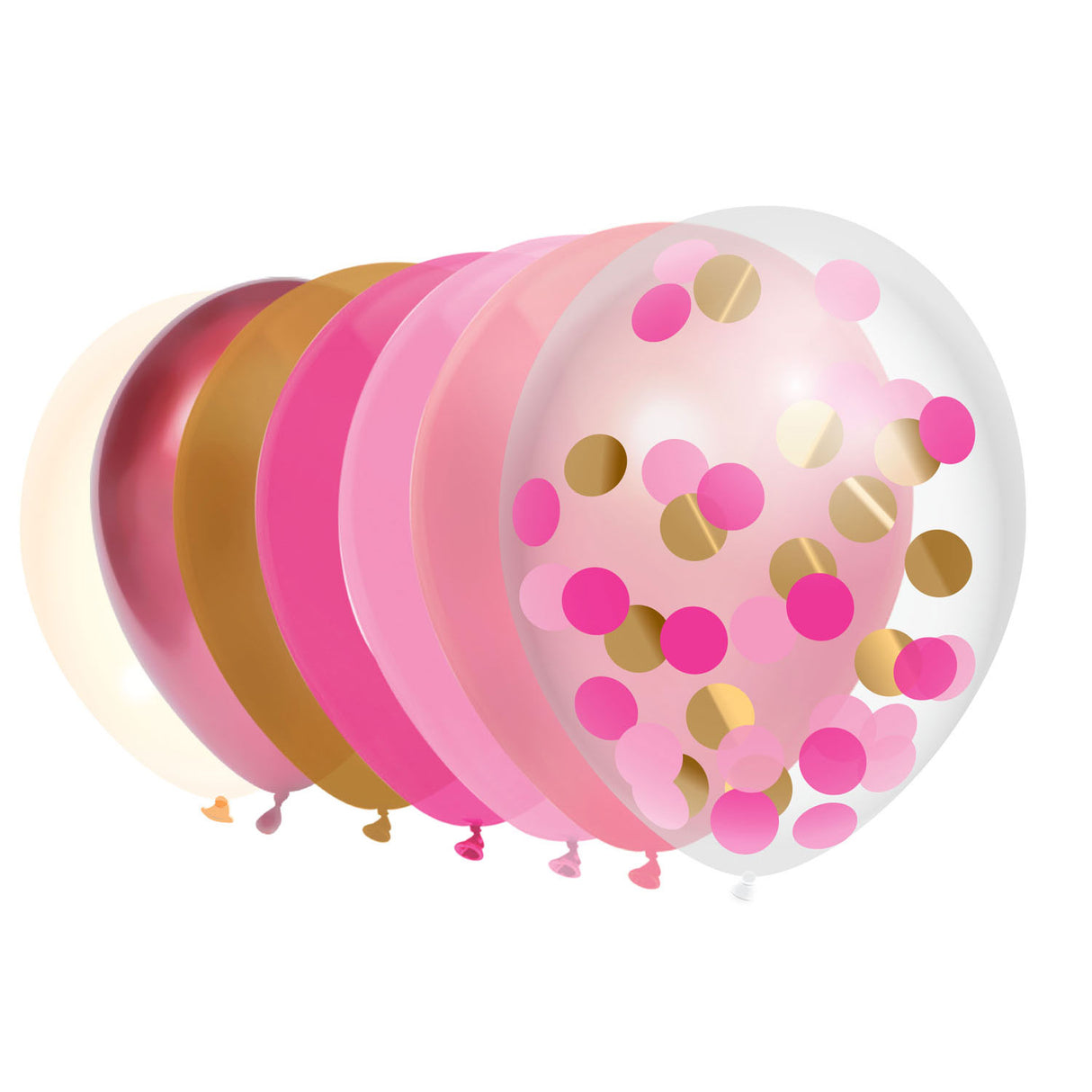 Haza ballons barbe blanche couleurs princesse, 10 pcs.