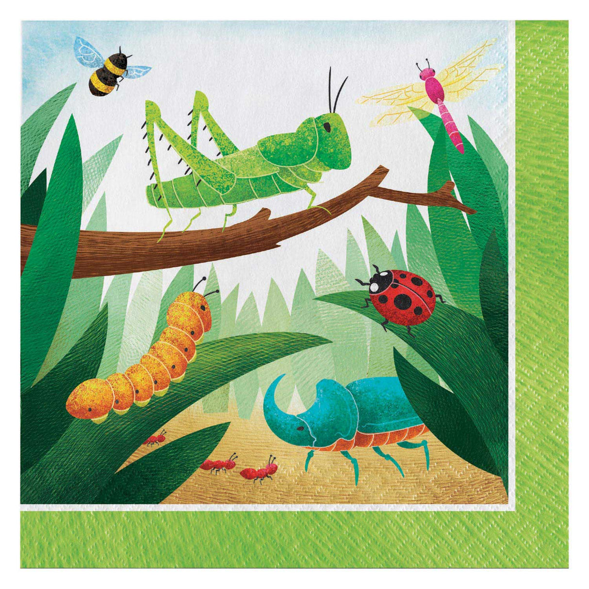 Serviettes anti-insectes Haza barbe blanche, 16 pcs.