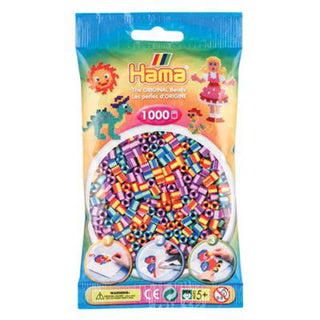Perles à repasser Hama 1000 pièces, 2 couleurs mélangées