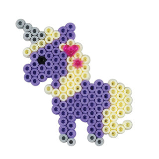 Ensemble de perles thermocollantes Hama Midi sans marque sans marque, fabrication de bijoux violet, 2400 pcs.