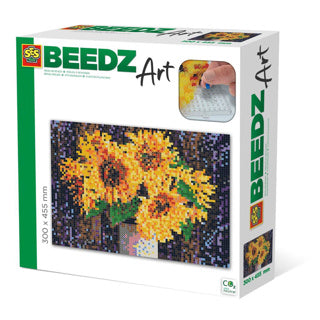 Ses beedz art : perles thermocollantes tournesols | 2 pièces