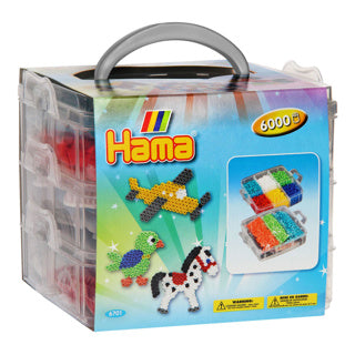 Hama boîte de rangement de perles à repasser petite 6000 pièces