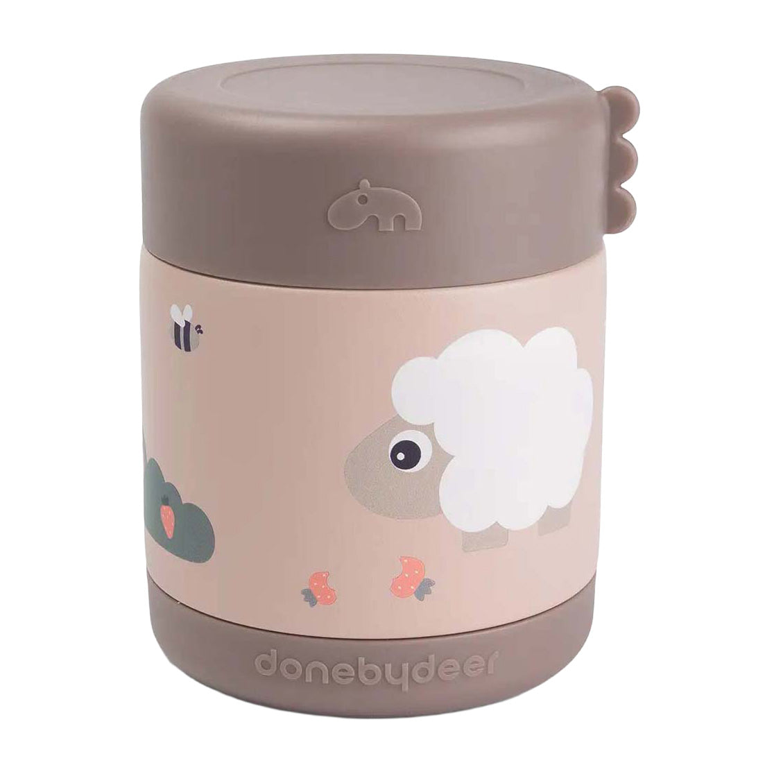 Done by Deer Récipient alimentaire isolé Tiny Farm - Rose