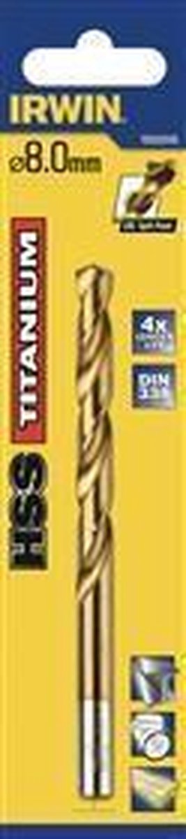 Foret à métaux Irwin hss 135° titane 11mm - 10502600