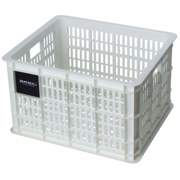 Basilic fietskrat m - moyen - 29,5 litres - blanc
