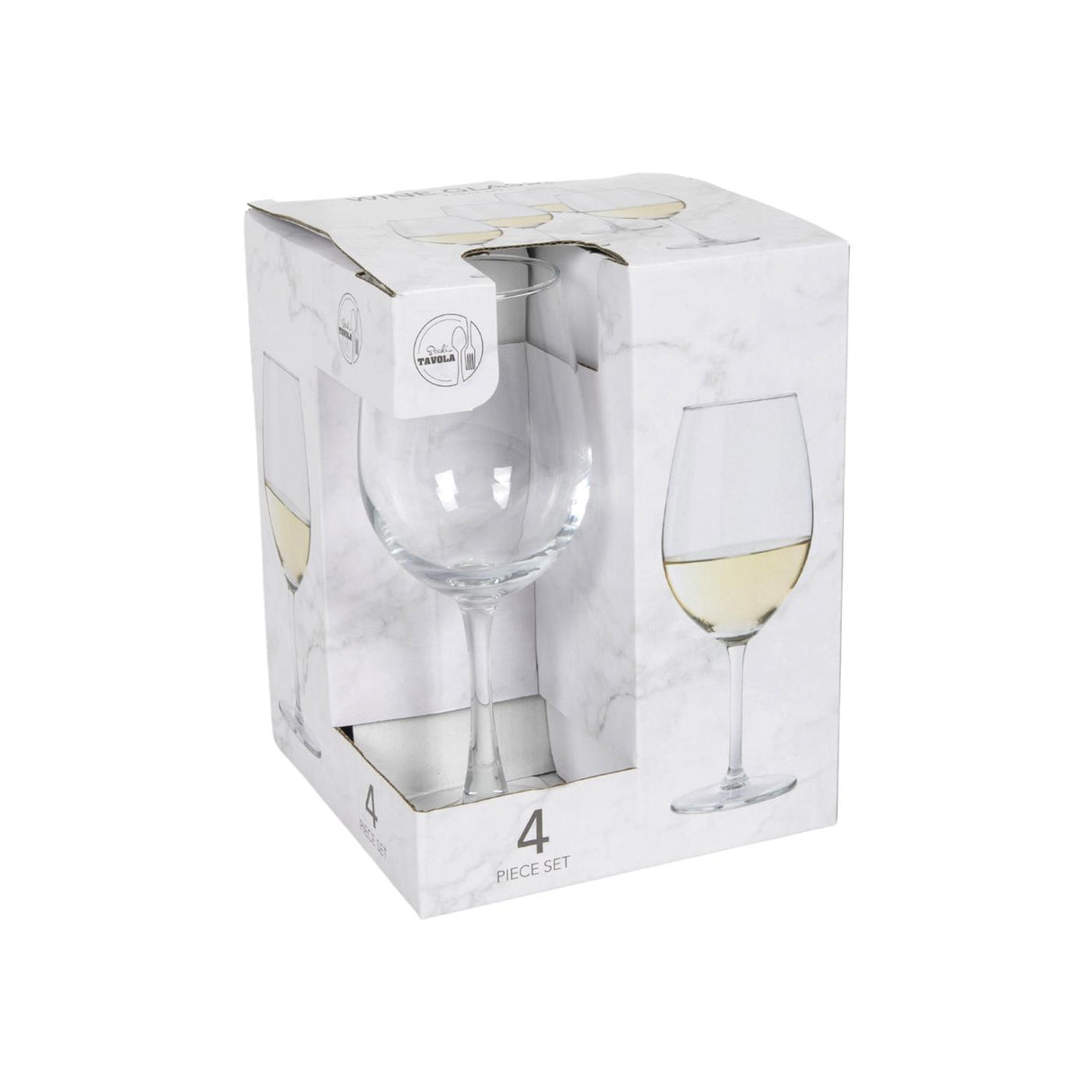 Verres à vin blanc 330ml lot de 4 pièces