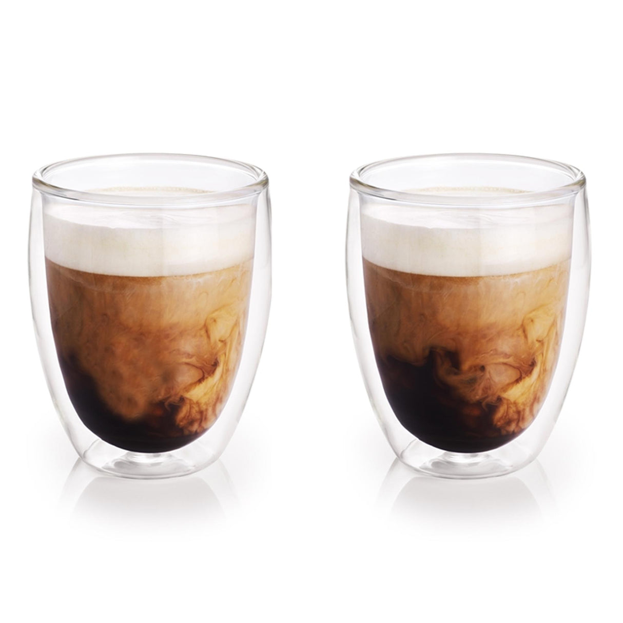 Divers verre à boire à double paroi pour thé, café