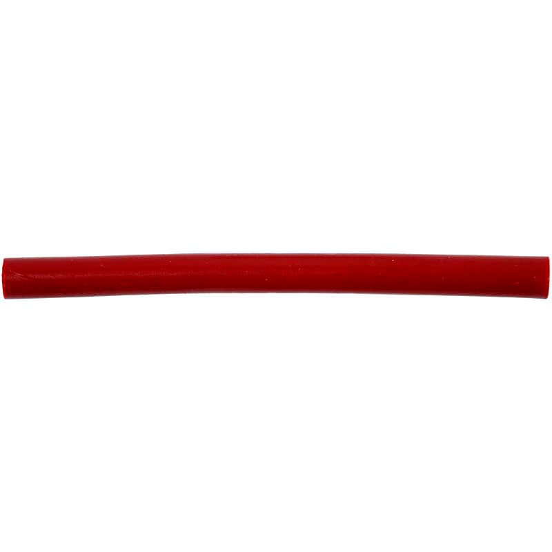 Creativ company cire pour pistolet de lavage, l: 10 cm, d 8 mm, rouge, 6 pièces 1 boîte