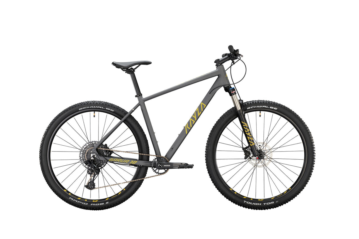 Kayza vtt semi-rigide garua 10 mod. 22 vélo garua 10 29 56 semi-rigide 12sp gris or