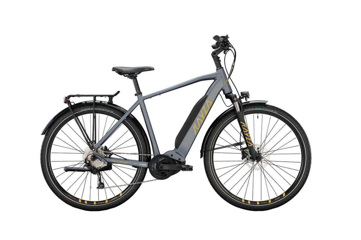 Vélo de trekking électrique Kayza talik dry 6 mod. 22 ebike talik dry 6 28 48 diam.9sp gris or