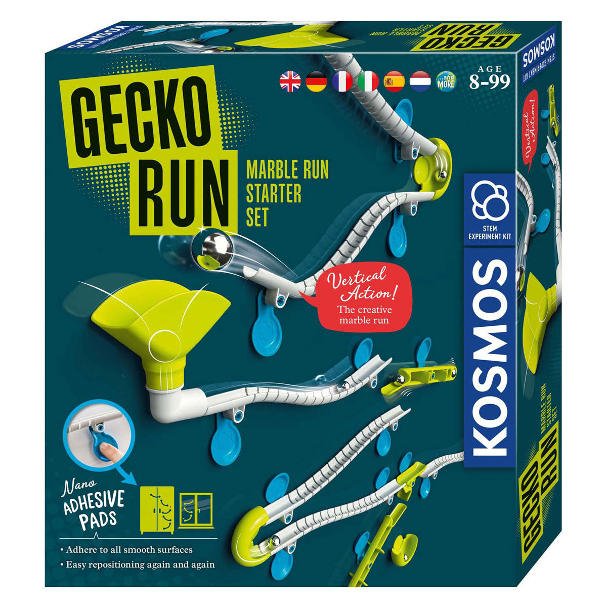 Cosmos gecko run - kit de démarrage pour piste de billes
