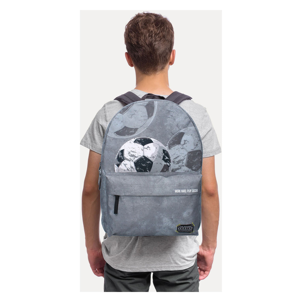 Vadobag sac à dos scooter high score gris