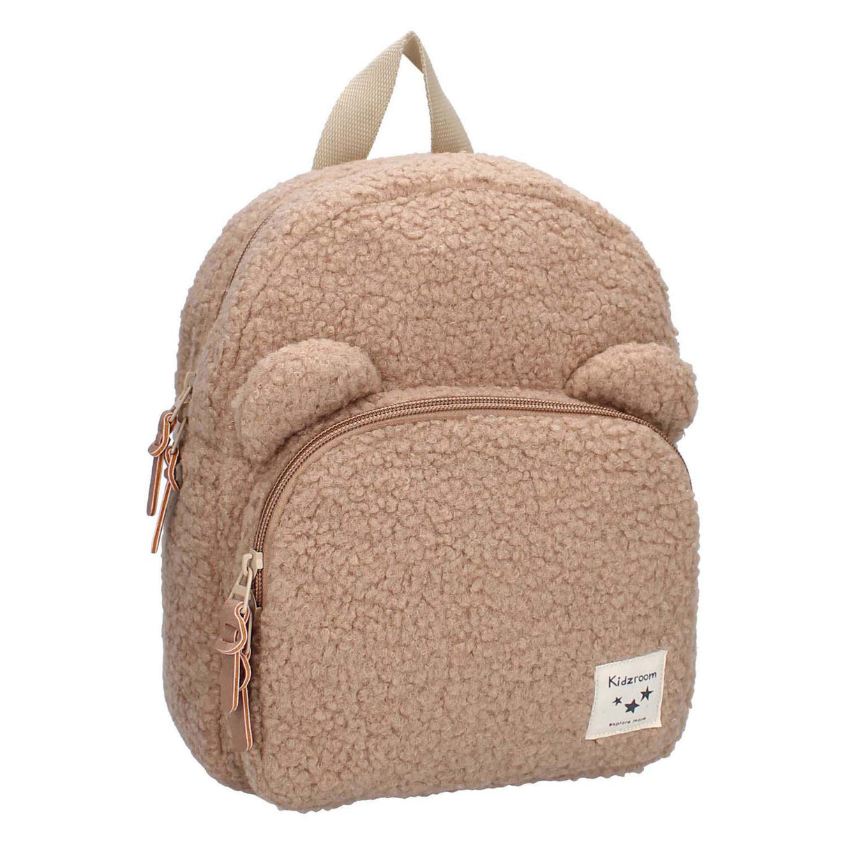 Kidzroom sac à dos porto beary excité beige